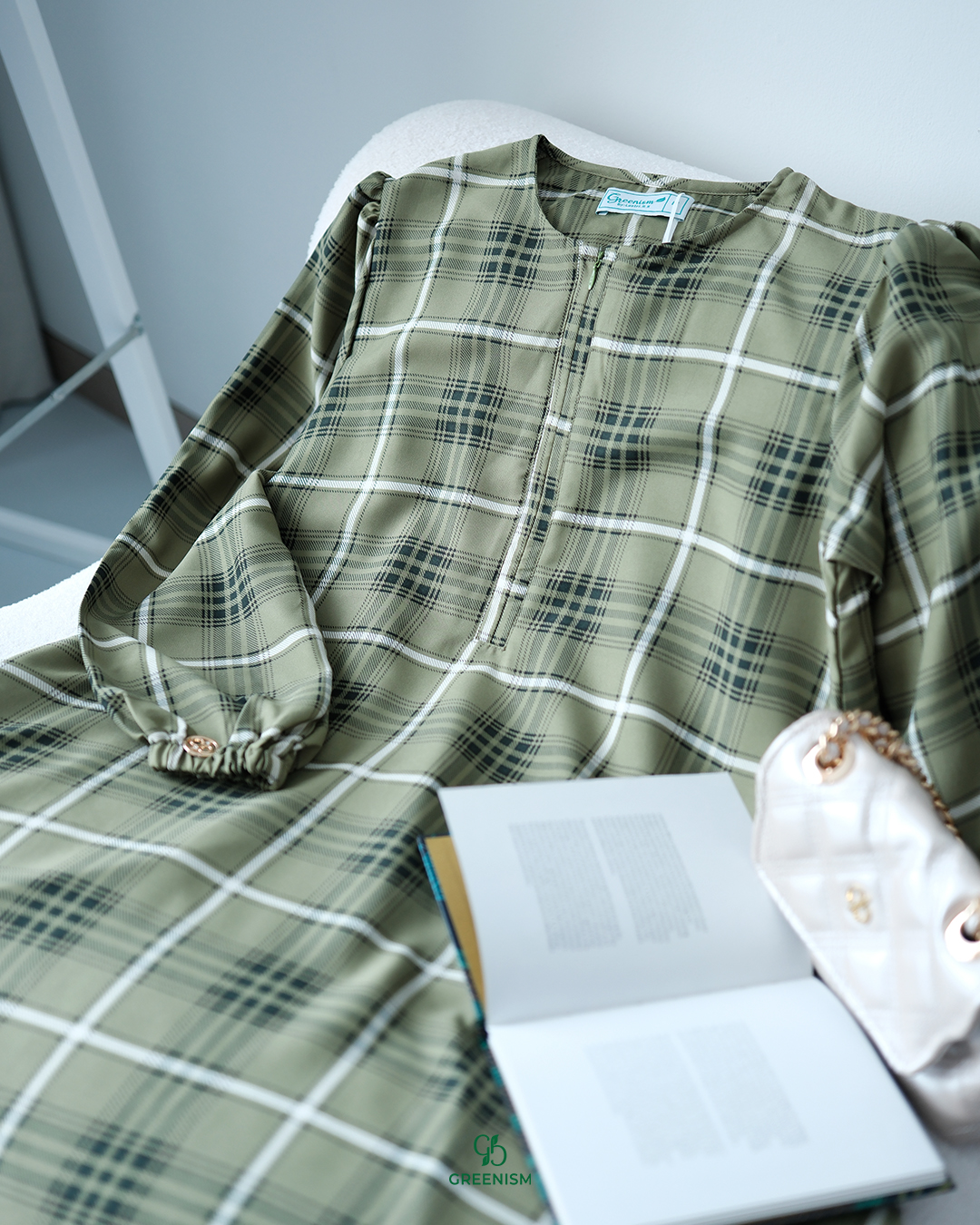 GREENISM - Frisyi Dress Syakila  | Busui friendly Gamis Daily