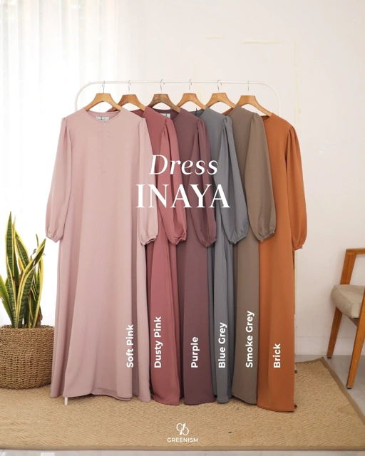 Image of GREENISM - INAYA DRESS TWILL