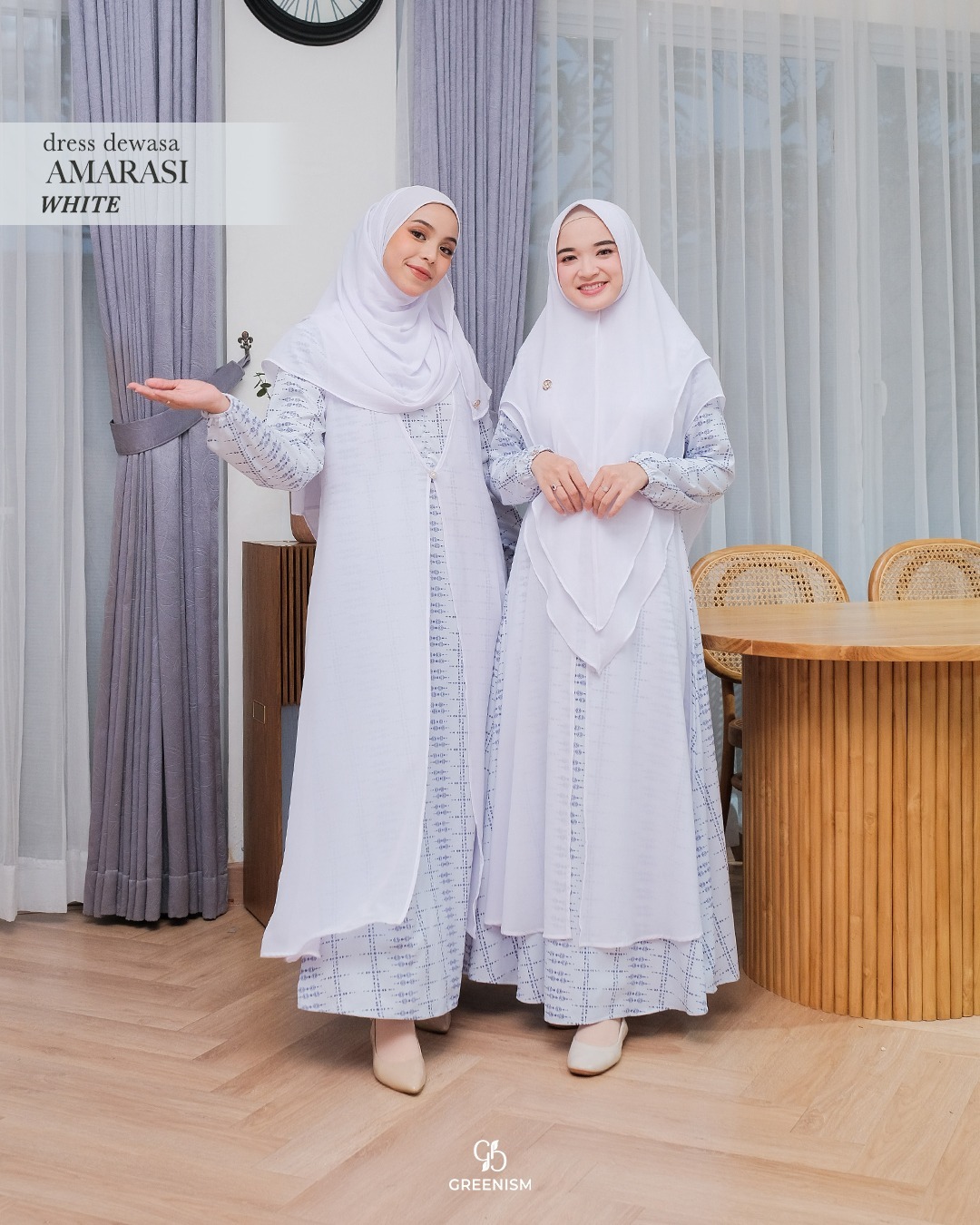 GREENISM - AMARASI DRESS DEWASA