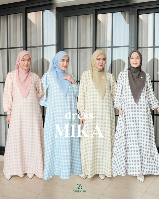 GREENISM - Mika Dress  | Busui friendly Gamis Daily