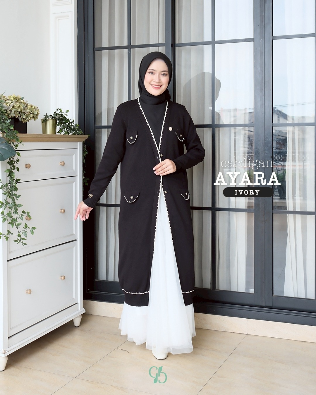 GREENISM - AYARA CARDIGAN READY STOCK