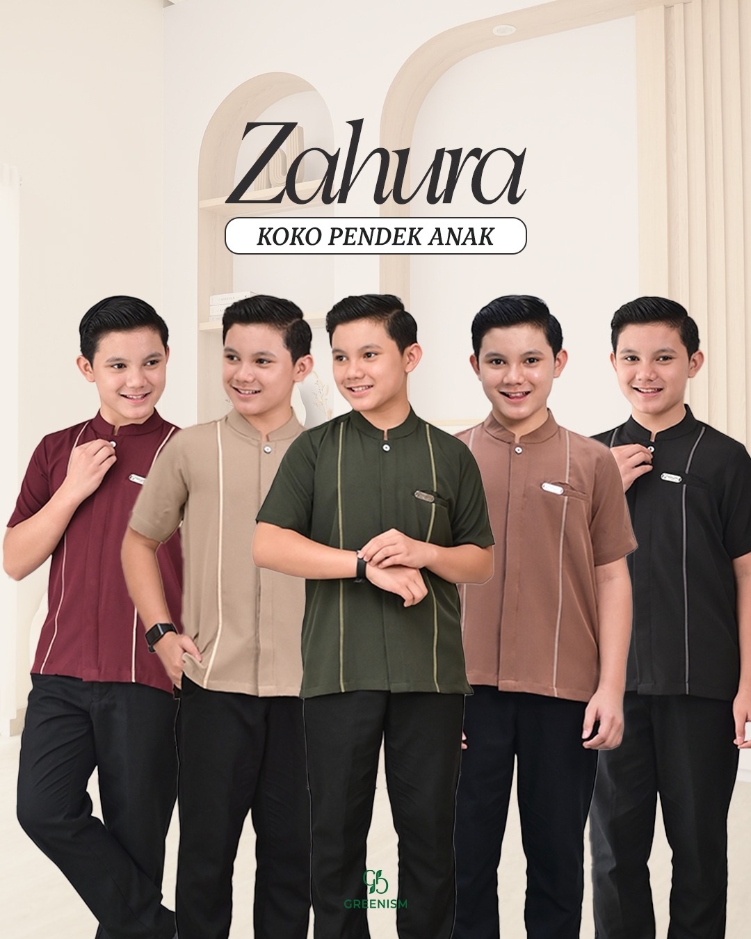 ZAHURA KOKO ANAK PENDEK I READY STOCK