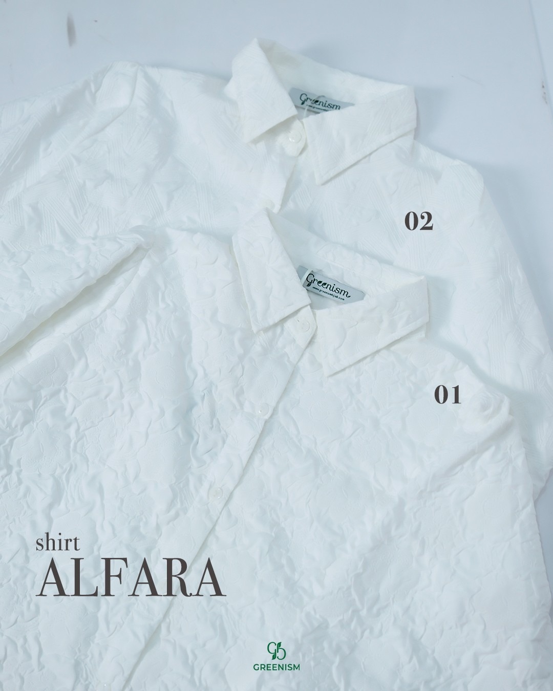 GREENISM - ALFARA SHIRT JAQUARD