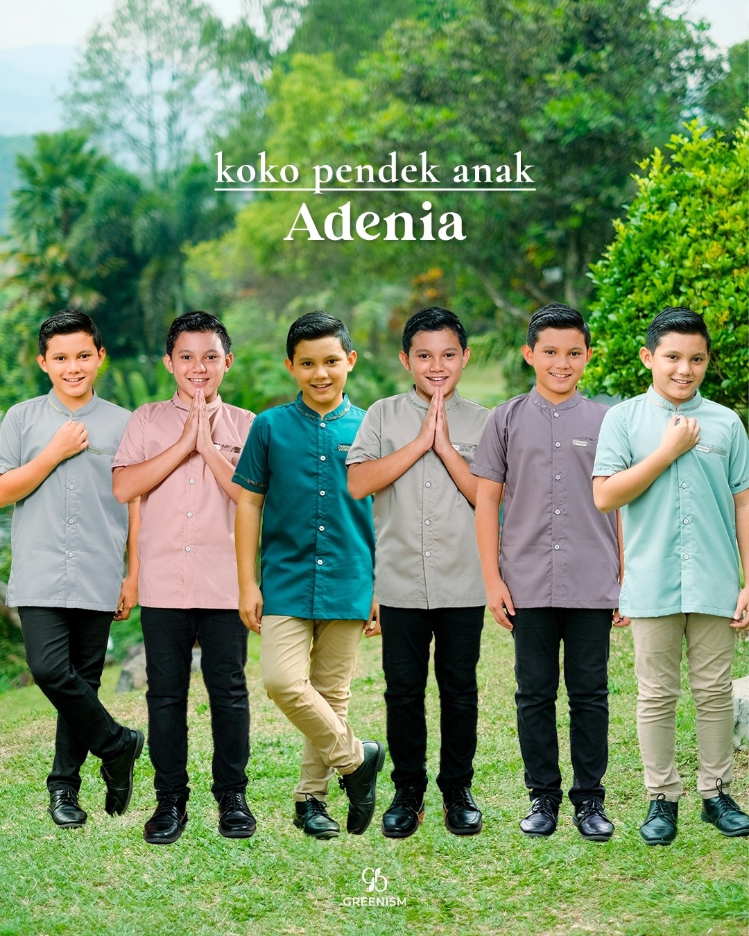 GREENISM - ADENIA KOKO ANAK PENDEK I READY STOCK