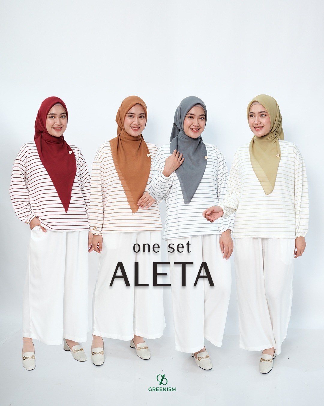 GREENISM - ALETA ONE SET | READY STOCK