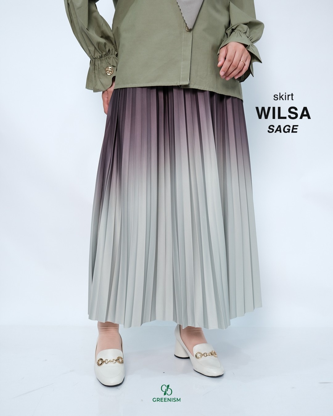 GREENISM - WILSA SKIRT | READY STOCK