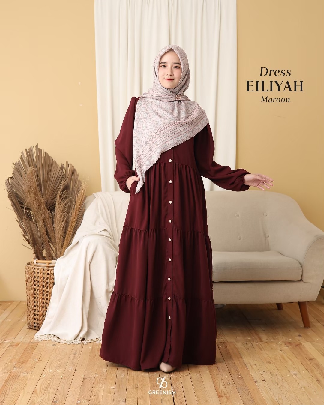 GREENISM - EILIYAH DRESS I READY STOCK