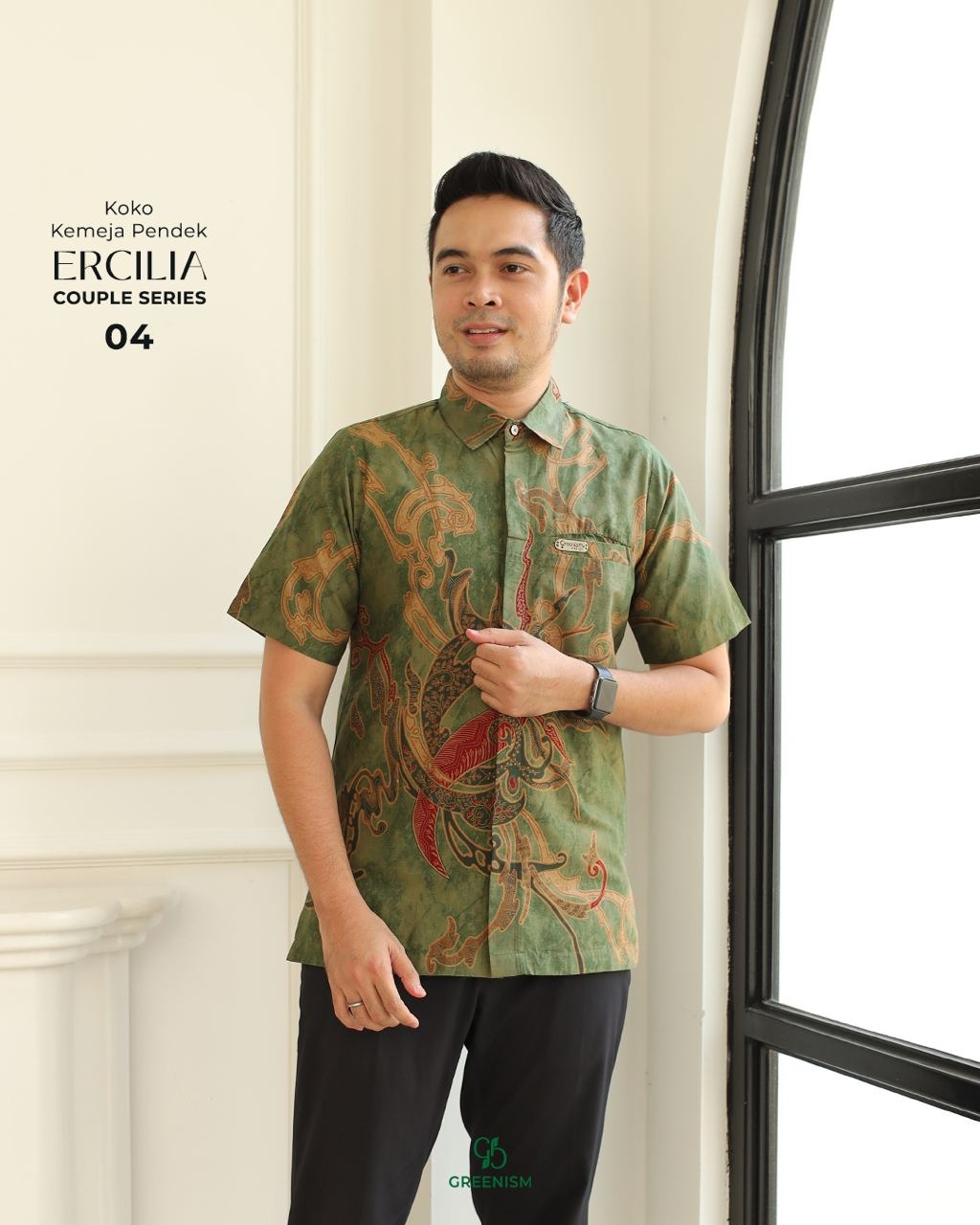 GREENISM - ERCILIA KOKO DEWASA PENDEK COUPLE SERIES I READY STOCK