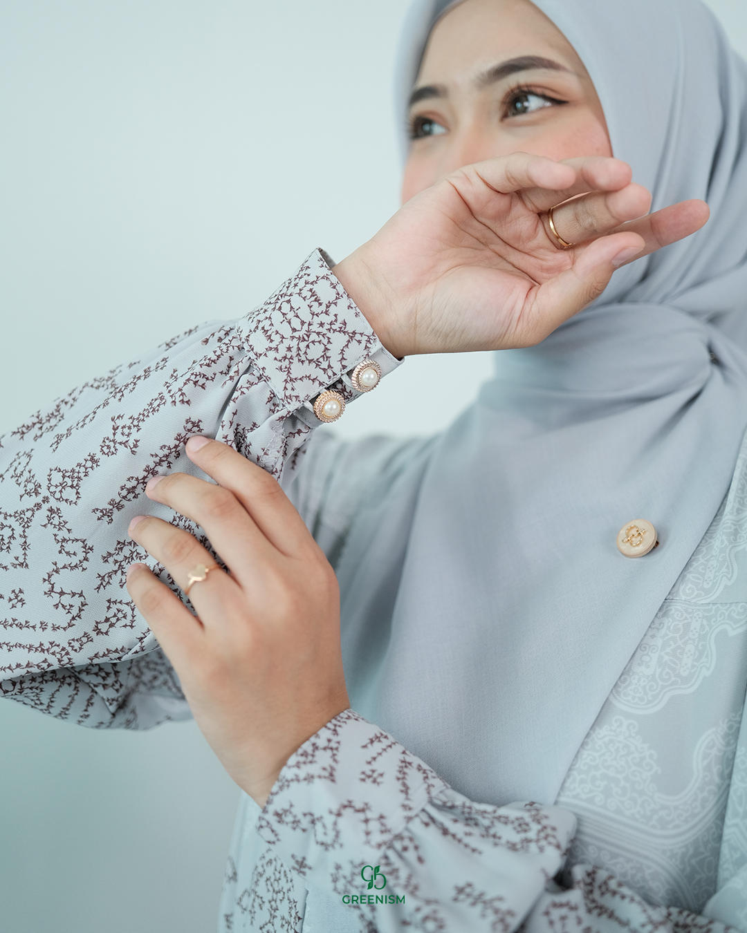 GREENISM - Tania Dress Lionel Richie | Busui friendly Gamis Daily