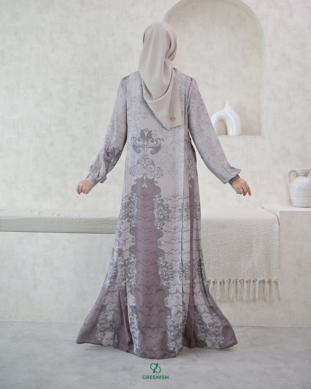 GREENISM - Aisy Dress | Busui friendly Gamis Daily