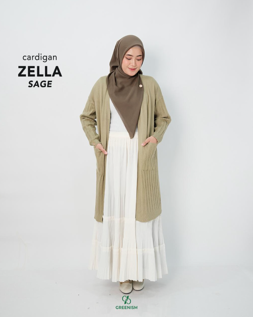 GREENISM - Zella Cardigan | Baju Atasan Wanita Terbaru 2026