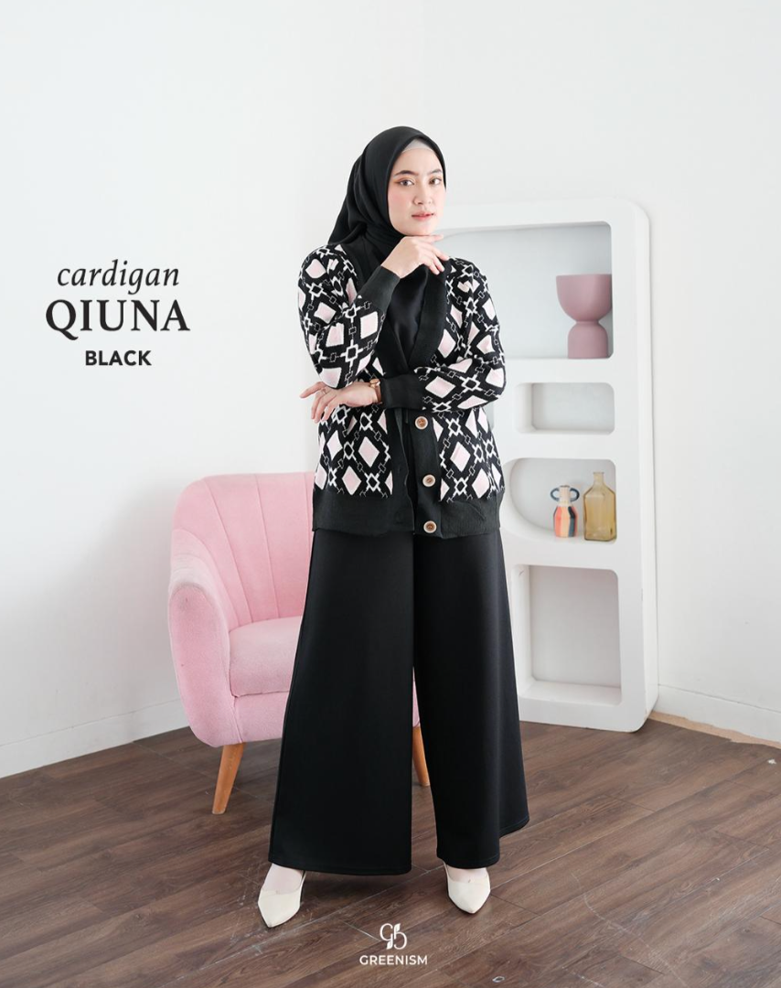 GREENISM - Qiuna Cardigan | Baju Atasan Wanita Terbaru 2026