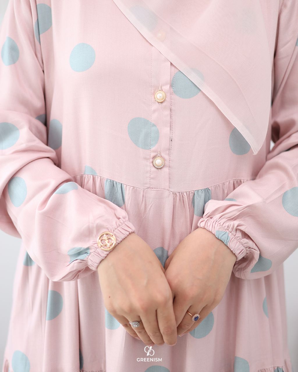 GREENISM - SALIMA DRESS (Gamis Syari Simple Busui Friendly Terbaru)