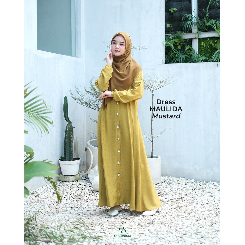 GREENISM | MAULIDA DRESS I READY STOCK