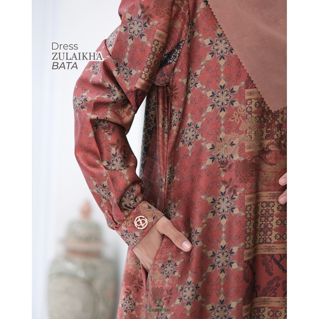 GREENISM | ZULAIKHA DRESS | READY STOCK