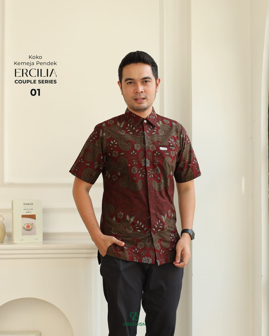 GREENISM - ERCILIA KOKO DEWASA PENDEK COUPLE SERIES I READY STOCK