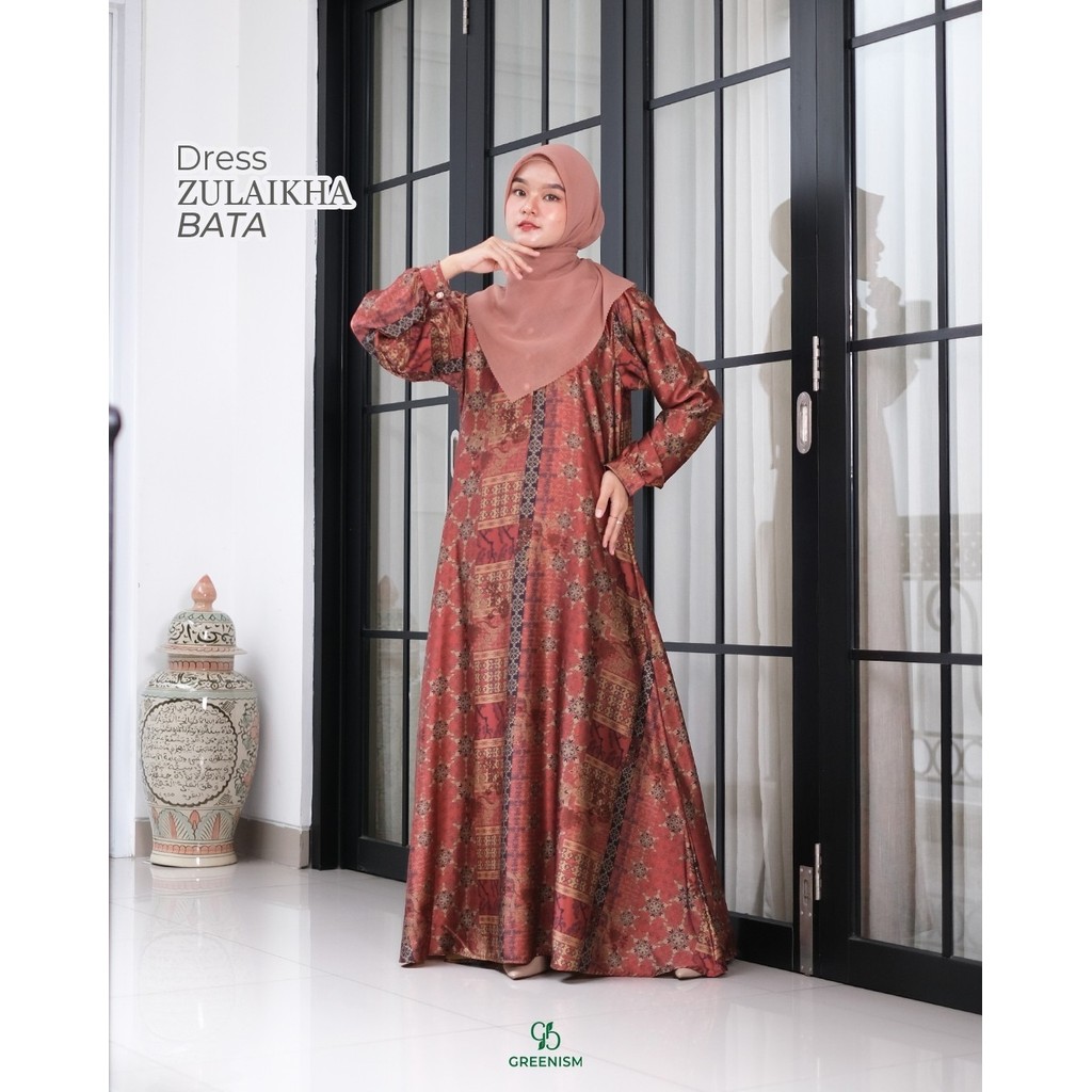 GREENISM | ZULAIKHA DRESS | READY STOCK