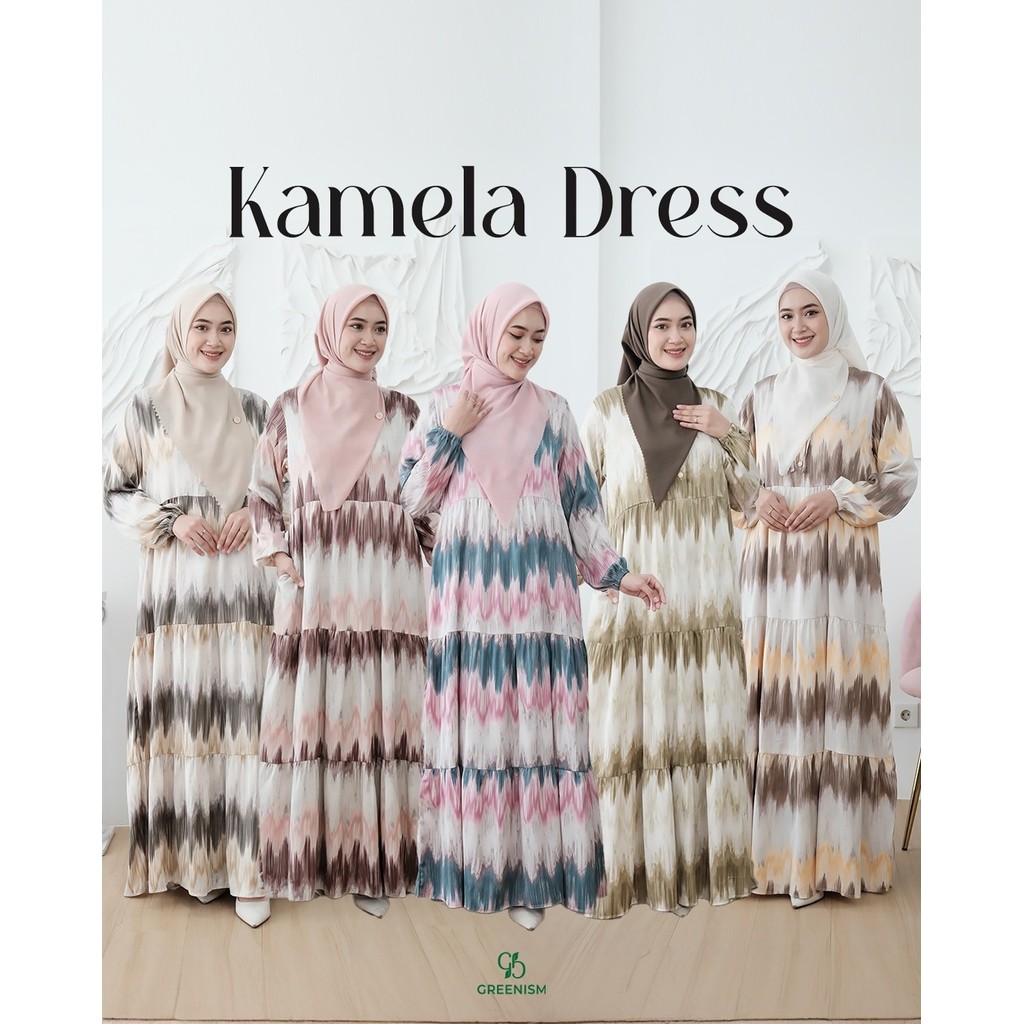 GREENISM - KAMELA DRESS SATIN SILK