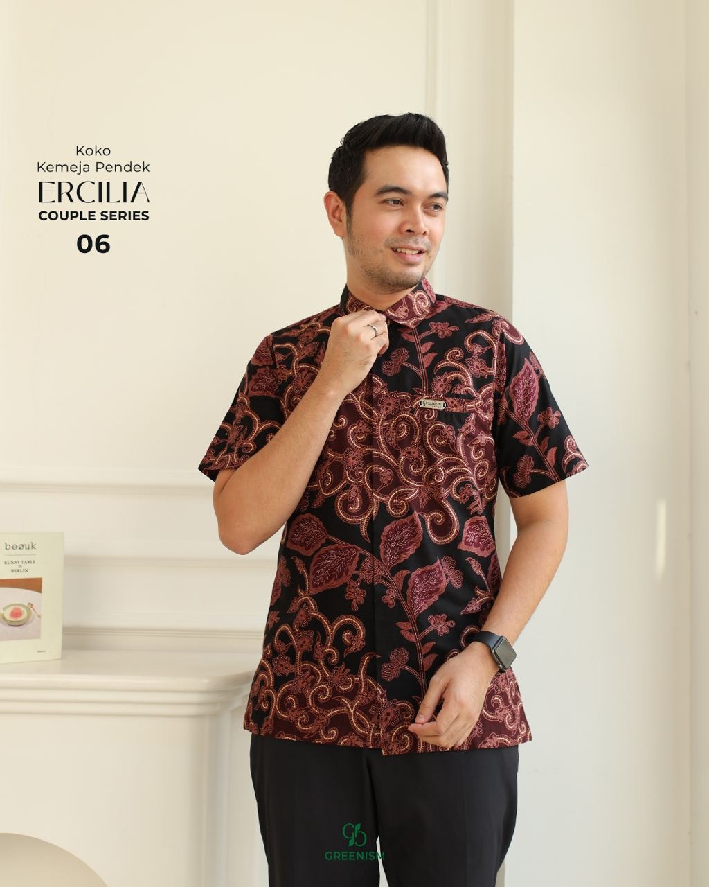 GREENISM - ERCILIA KOKO DEWASA PENDEK COUPLE SERIES I READY STOCK