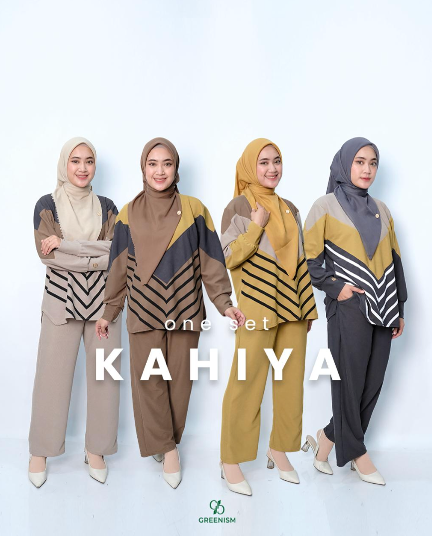 GREENISM - Kahiya Oneset | Baju Atasan Wanita Terbaru 2026