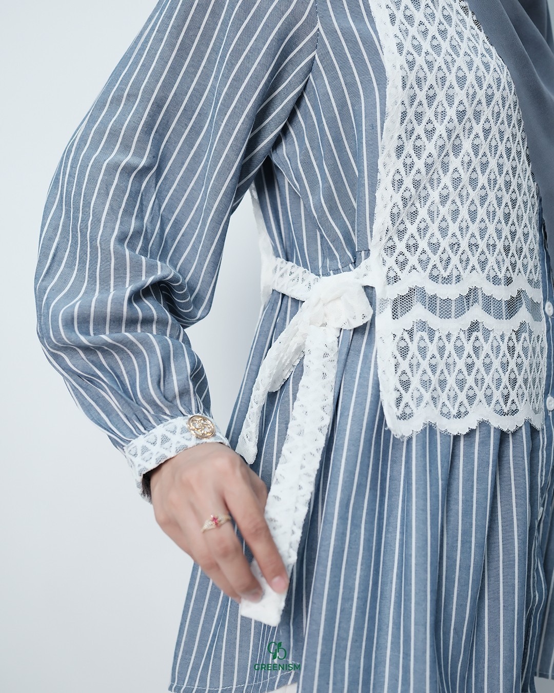 GREENISM - NAHIARA BLOUSE POPLIN
