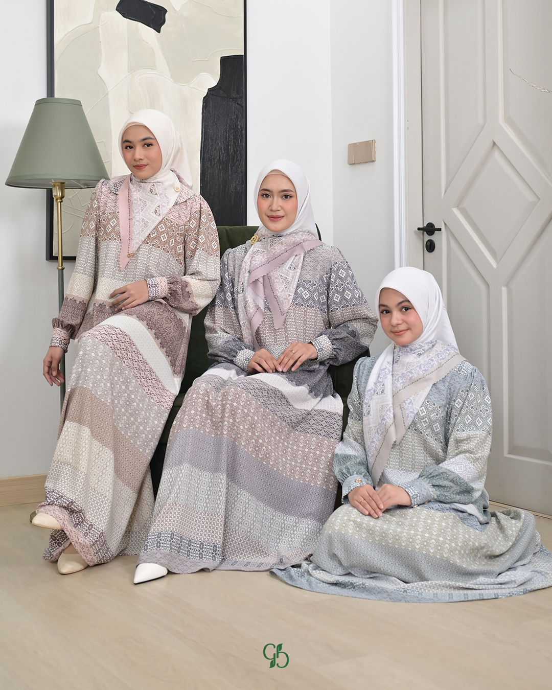 GREENISM - RASYI DRESS DEWASA (LOOK A) I Gamis Lebaran 2026 Model Gamis Terbaru