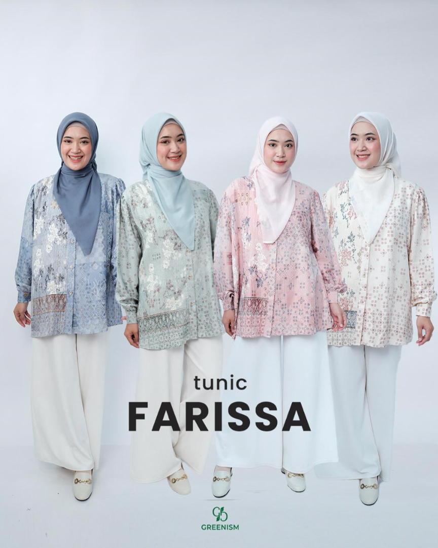 GREENISM - Farissa Tunik | Baju Atasan Wanita Terbaru 2026