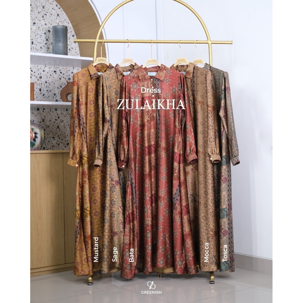 GREENISM | ZULAIKHA DRESS | READY STOCK
