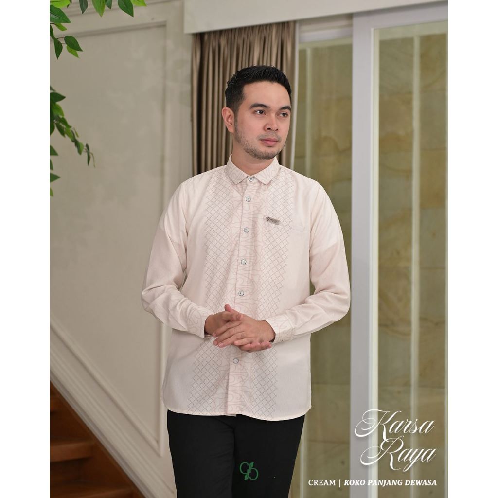 GREENISM - Karsa Raya Koko Dewasa Lengan Panjang | All Color | Ready Stock | Lebaran 2026 Model Koko Terbaru | Baju Atasan