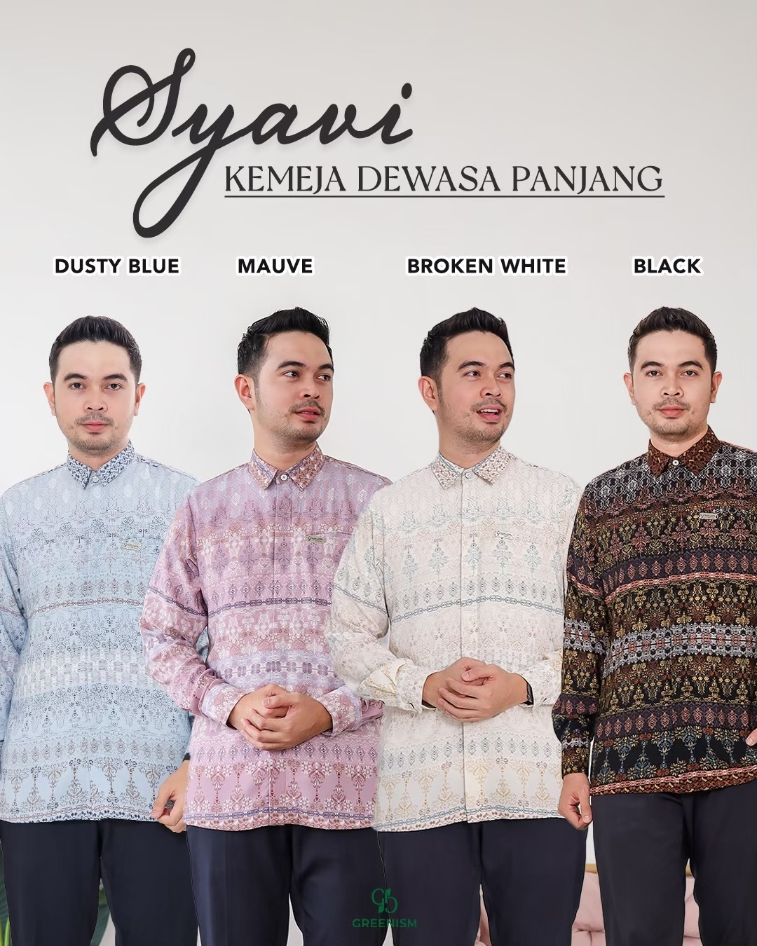 GREENISM - SYAVI KOKO DEWASA PANJANG I READY STOCK