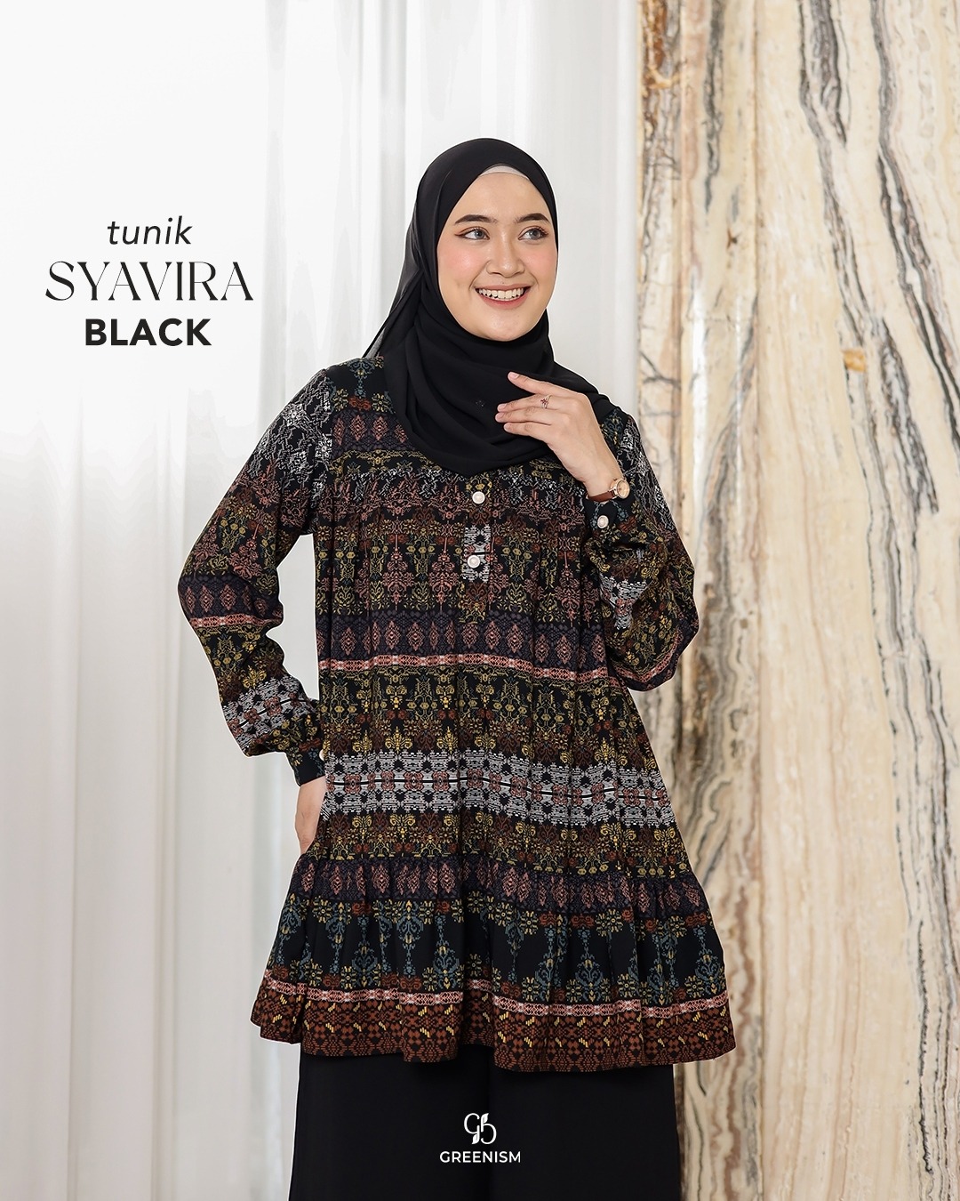 GREENISM - SYAVIRA TUNIK DEWASA I READY STOCK