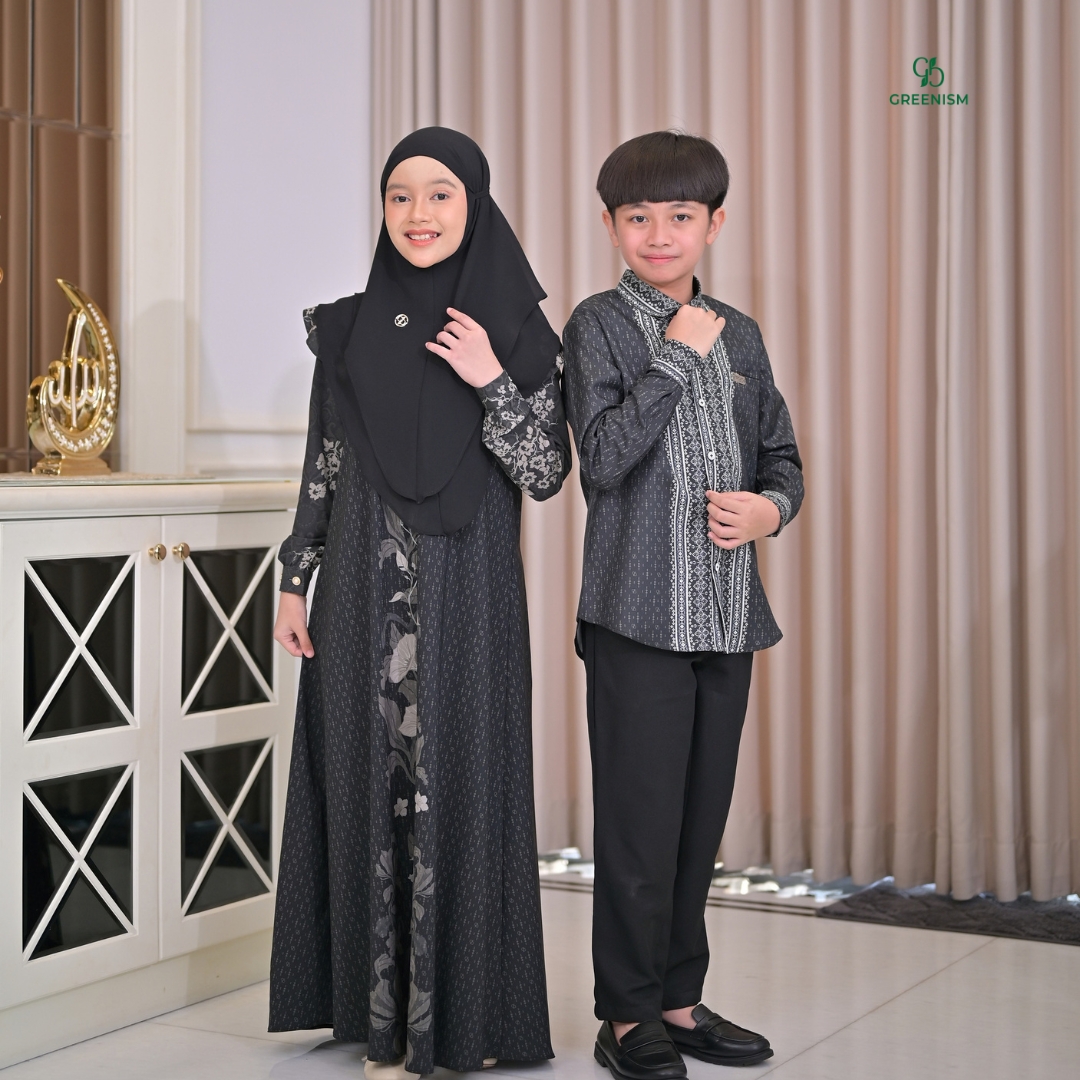 Greenism | Ready Stock | Senada Selaras Koko Anak Lengan Panjang | All Color | Sarimbit Terbaru Lebaran 2027
