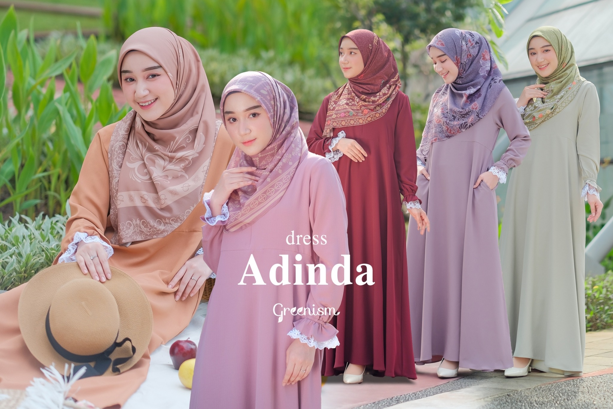 GREENISM - ADINDA DRESS SERIES 1 I READY STOCK