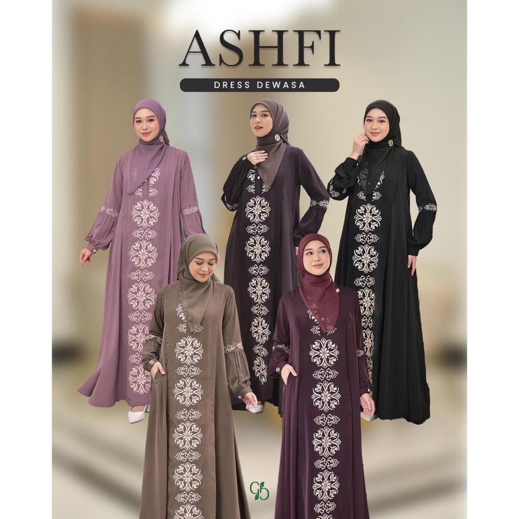 GREENISM -  (All Colours) Ashfi Dress Gamis Wanita | Sarimbit Terbaru Lebaran 2026