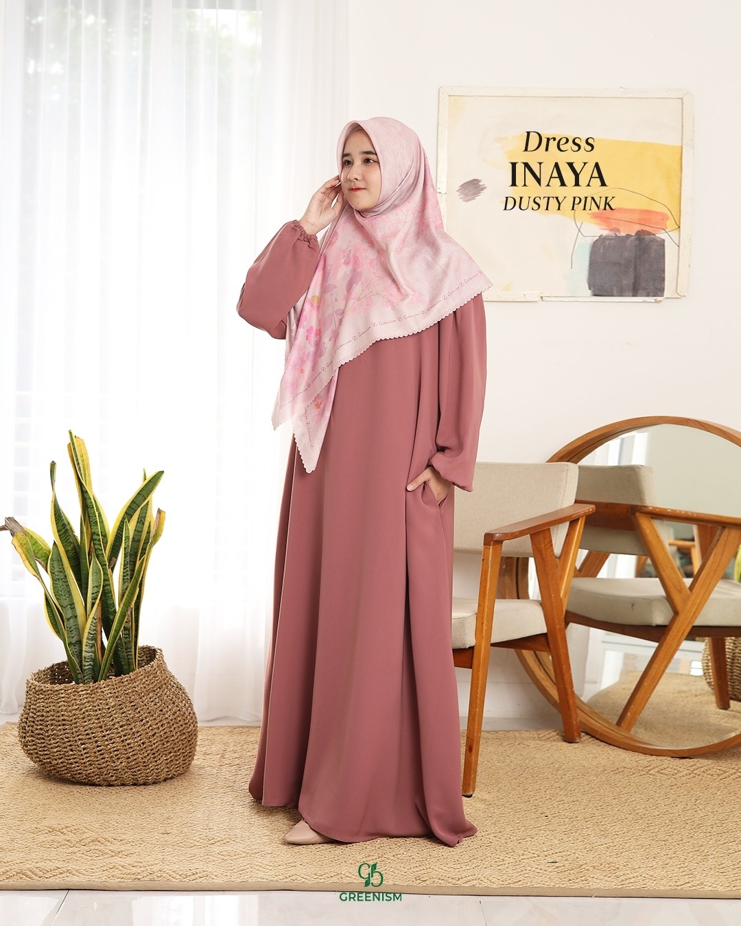 GREENISM - INAYA DRESS TWILL