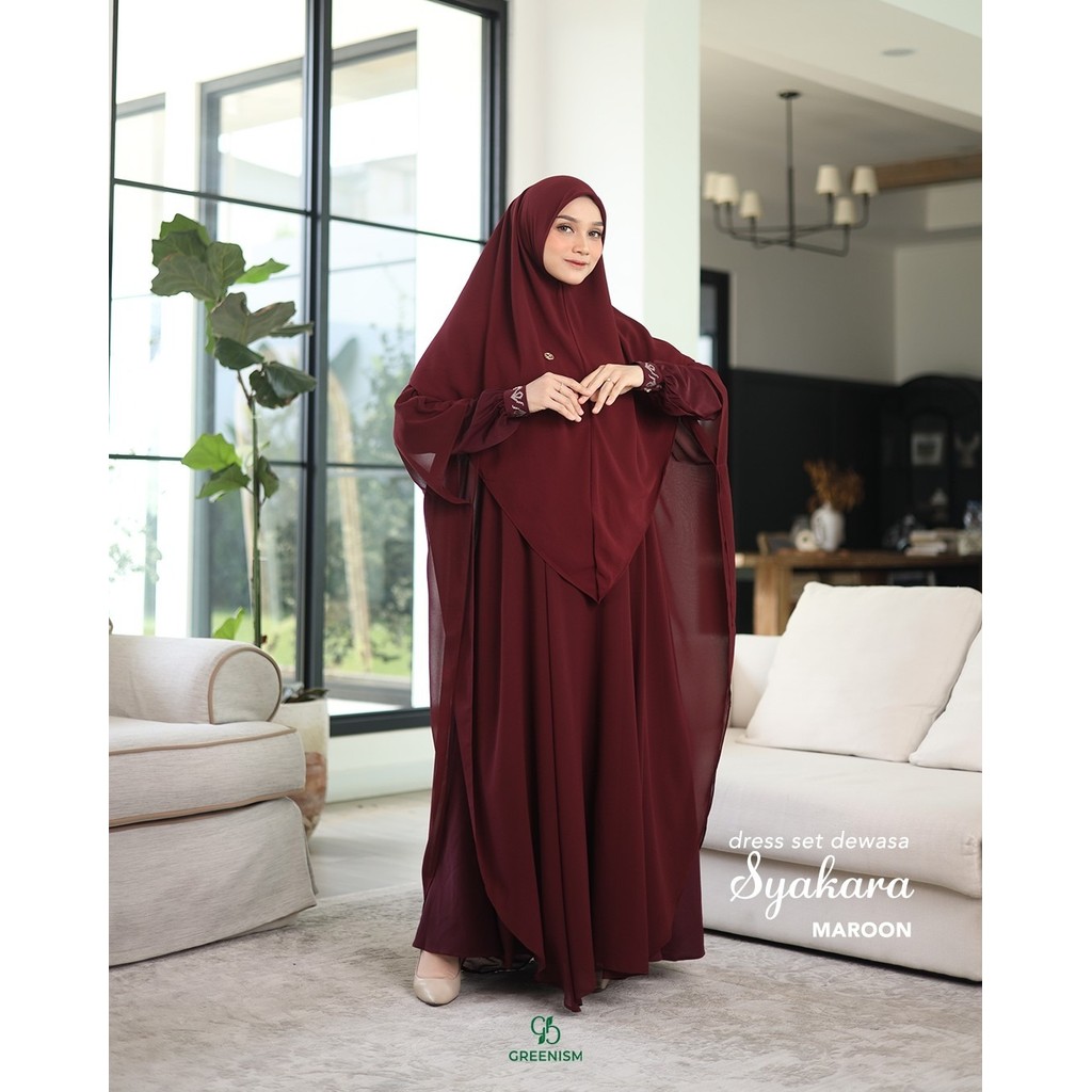 GREENISM - SYAKARA DRESS DEWASA NEW PRICE I READY STOCK