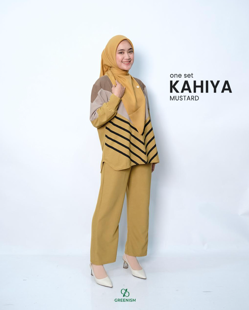 GREENISM - Kahiya Oneset | Baju Atasan Wanita Terbaru 2026