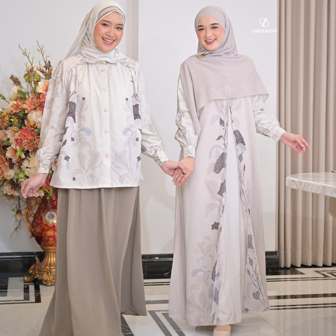 Greenism | Ready Stock | Senada Selaras One Set | All Color | Sarimbit Terbaru Lebaran 2027