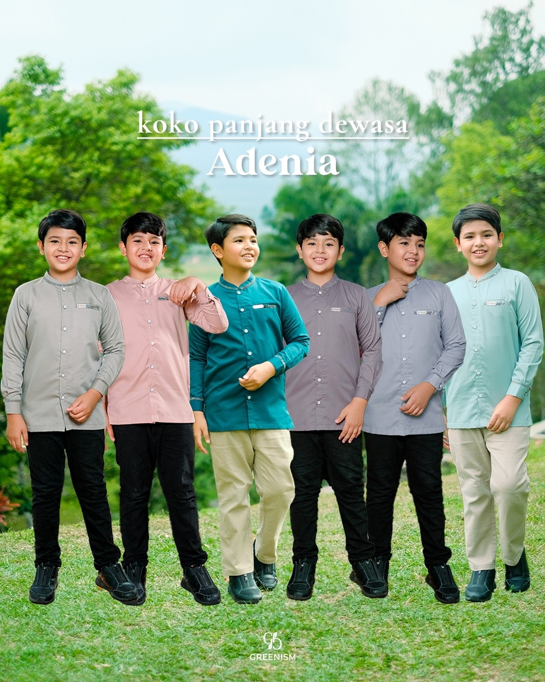 GREENISM - ADENIA KOKO ANAK PANJANG I READY STOCK