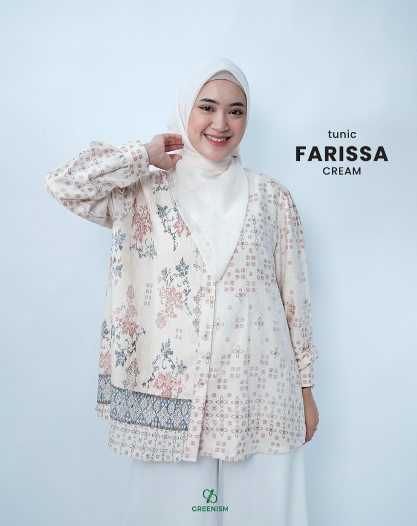 GREENISM - Farissa Tunik | Baju Atasan Wanita Terbaru 2026