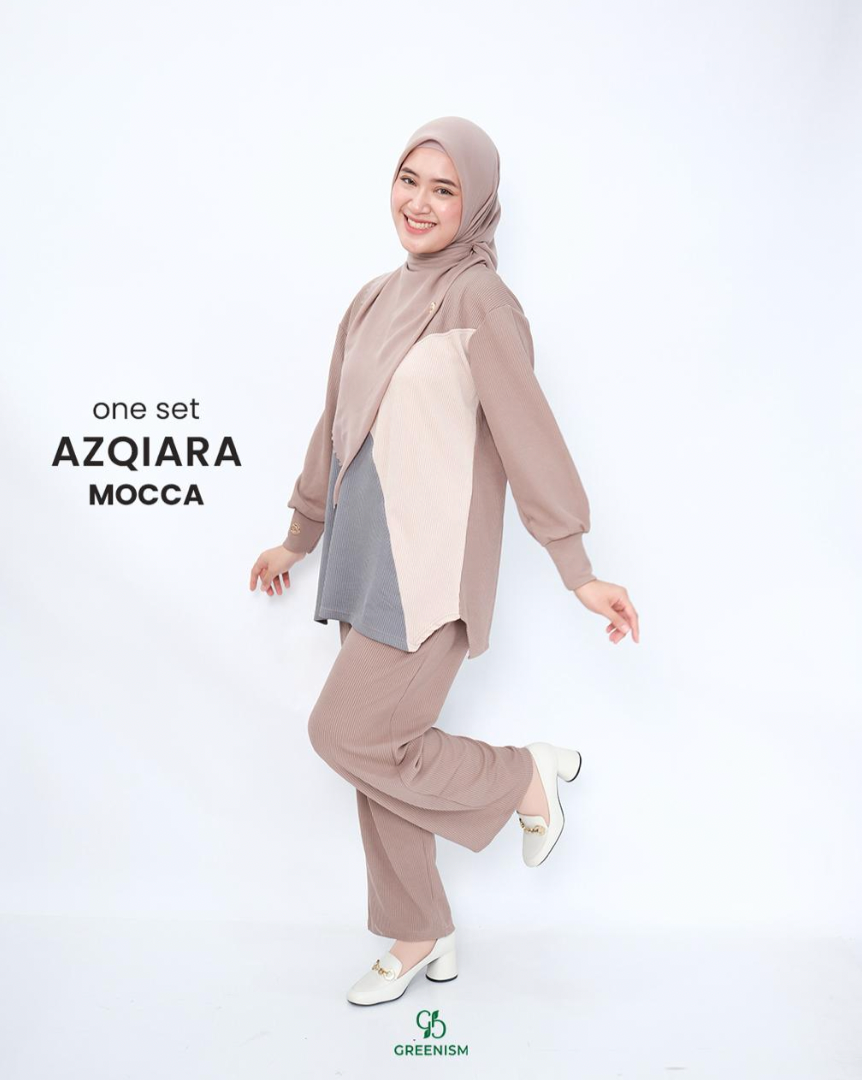 GREENISM - Azqiara Oneset | Baju Atasan Wanita Terbaru 2026