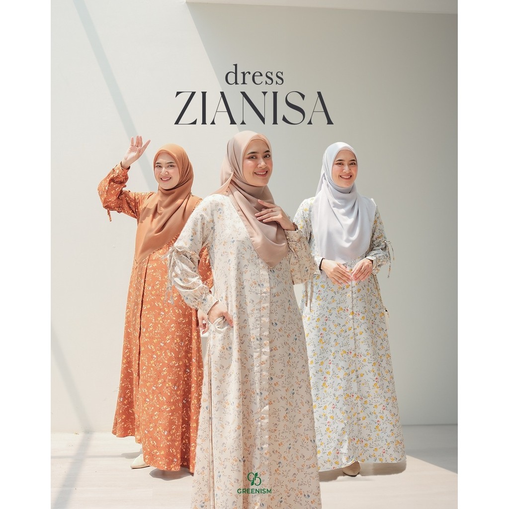GREENISM | ZIANISA DRESS | READY STOCK
