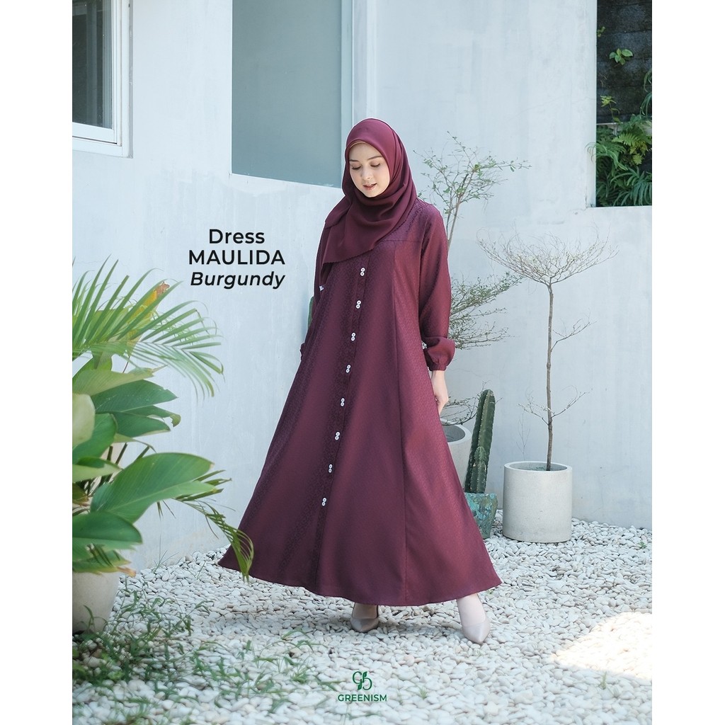 GREENISM | MAULIDA DRESS I READY STOCK