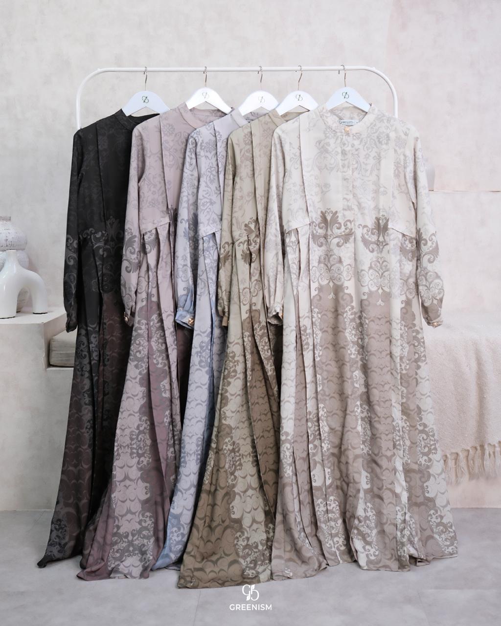 GREENISM - Aisy Dress | Busui friendly Gamis Daily