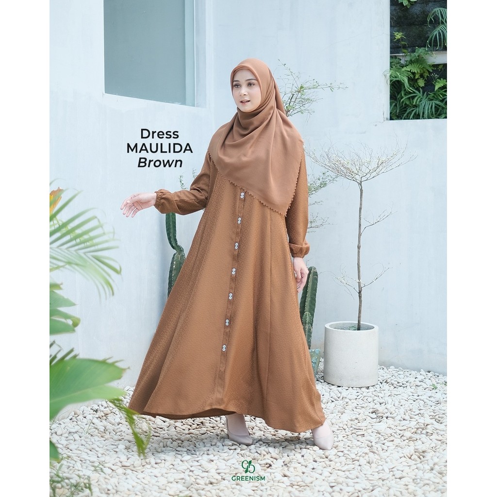 GREENISM | MAULIDA DRESS I READY STOCK