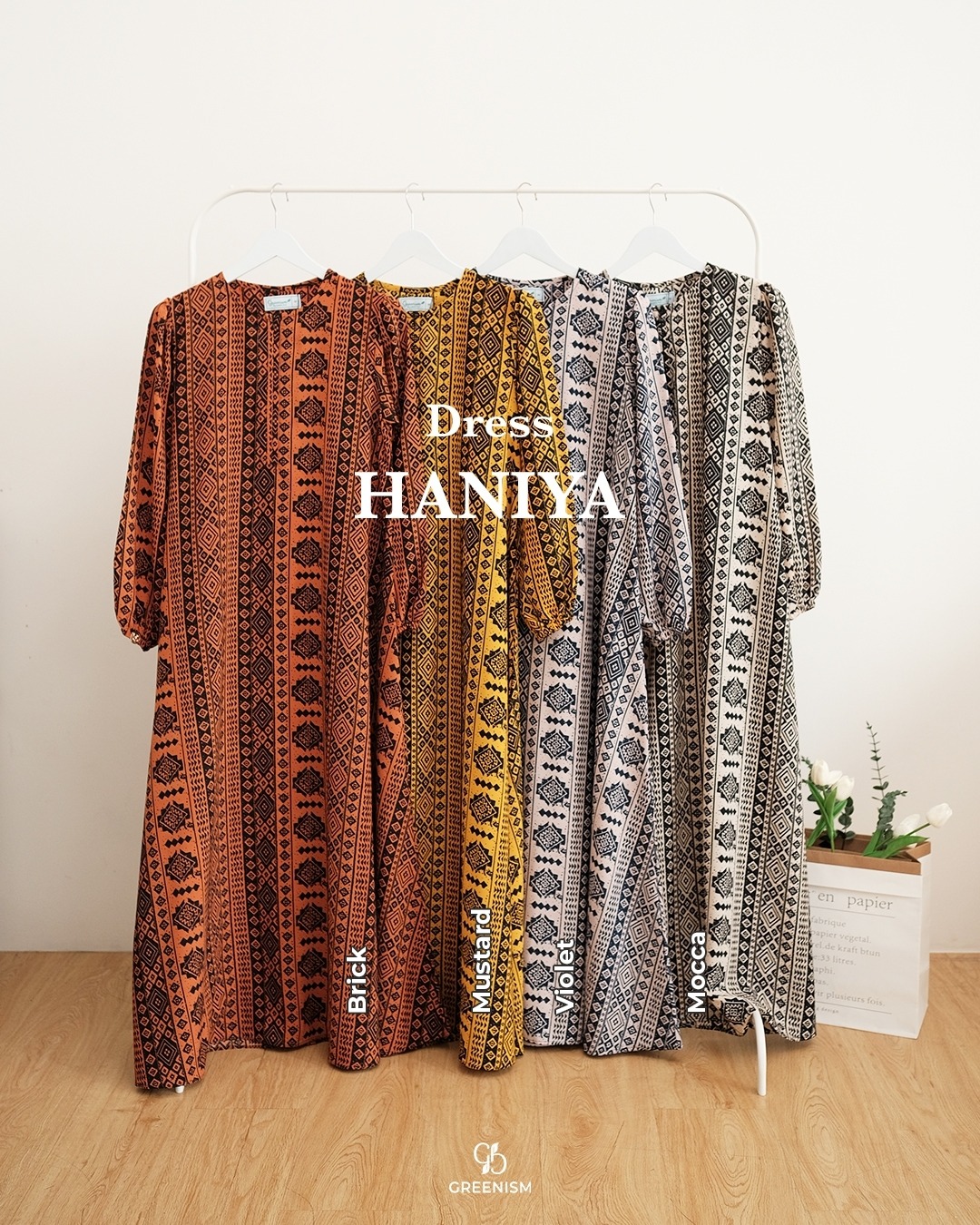 GREENISM - HANIYA DRESS I READY STOCK