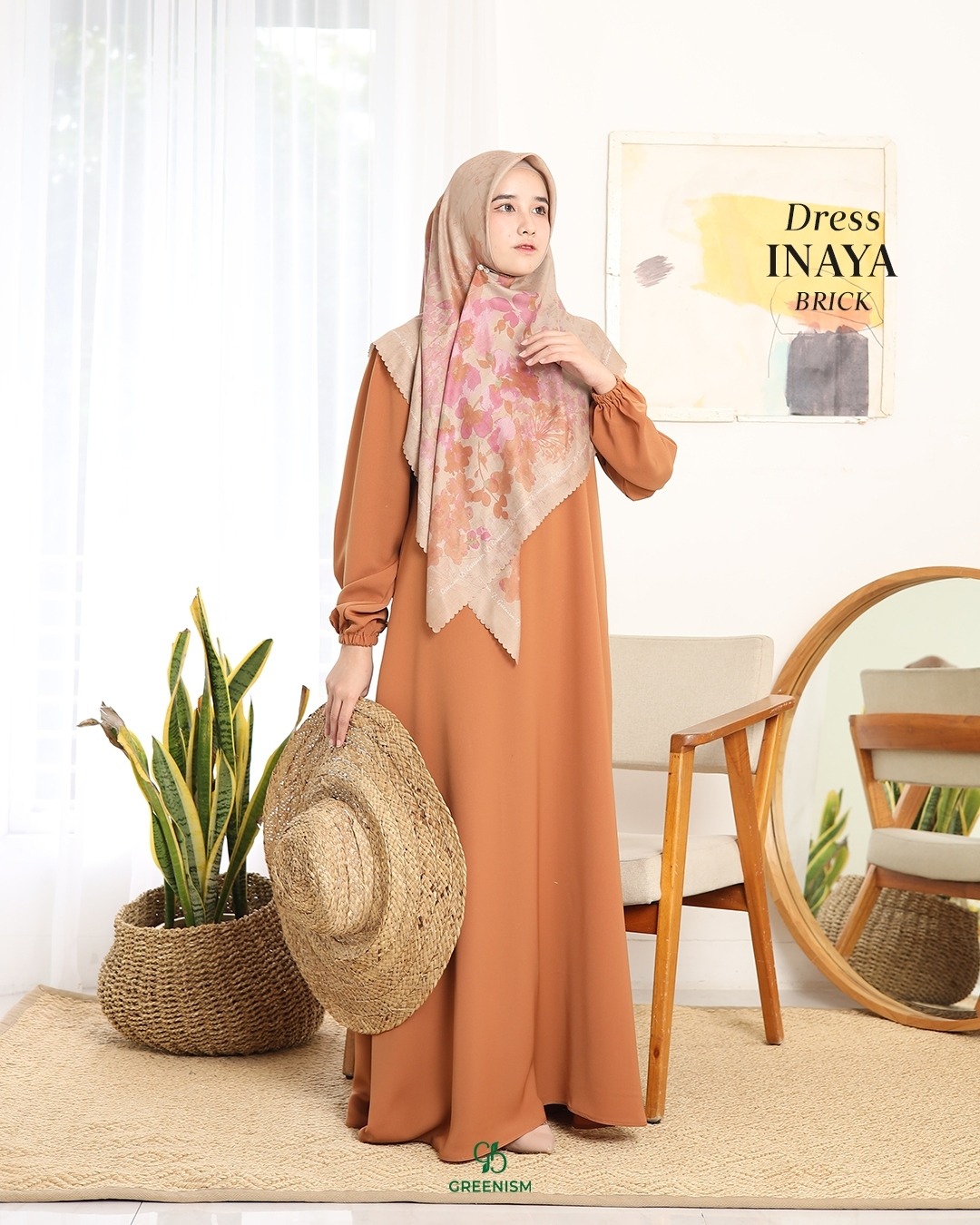 GREENISM - INAYA DRESS TWILL
