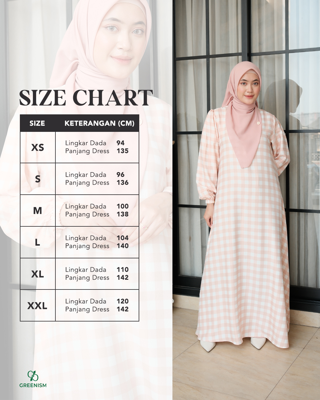 GREENISM - Mika Dress  | Busui friendly Gamis Daily