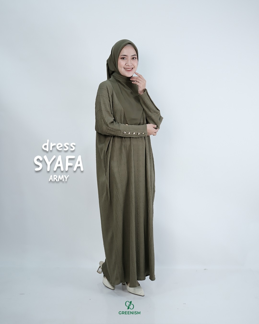 GREENISM - SYAFA DRESS | READY STOCK
