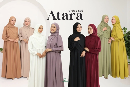 Image of GREENISM - Atara Dress | Busui friendly Gamis Daily